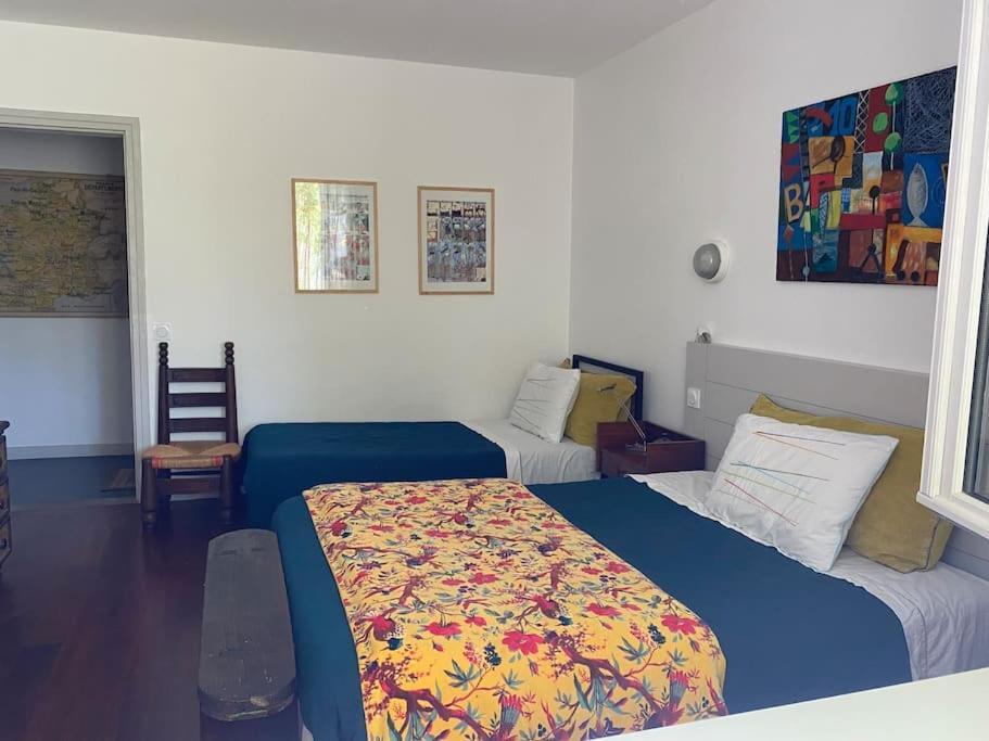 Appartement En Rez De Jardin Ciboure Esterno foto